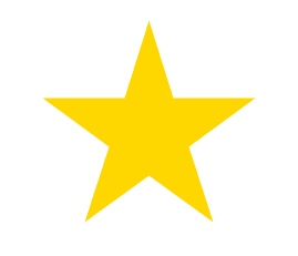 clip-path pentagram